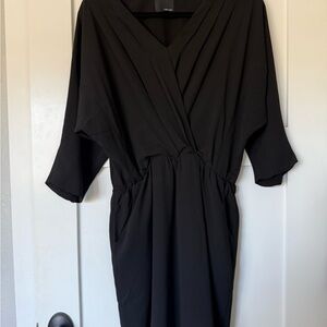 Greylin Black Long Sleeve Dress